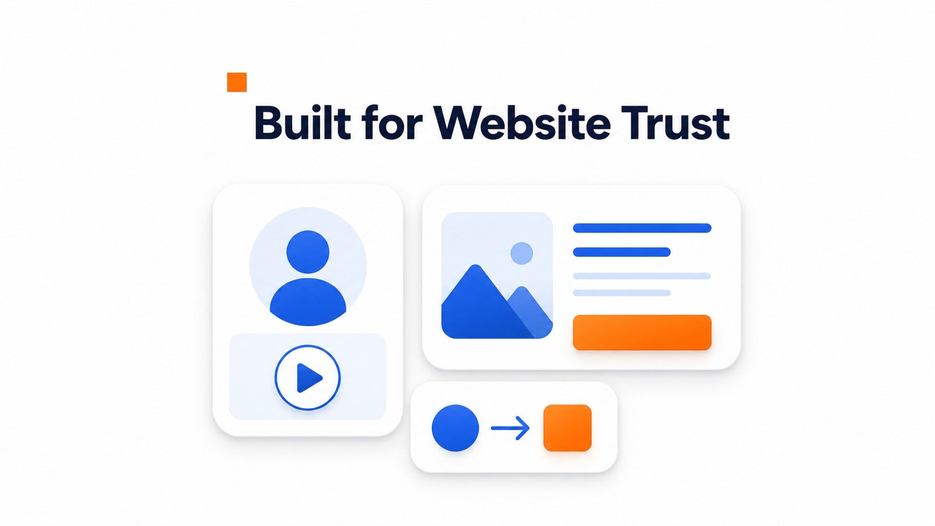 Use-case illustration for Which one is better for website trust and lead generation
