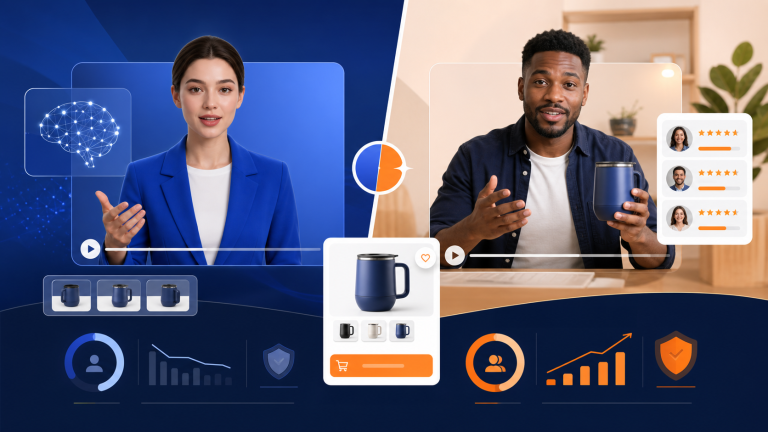 KI-generiertes Produktvideo oder echte Produktdemo: Was verkauft besser?