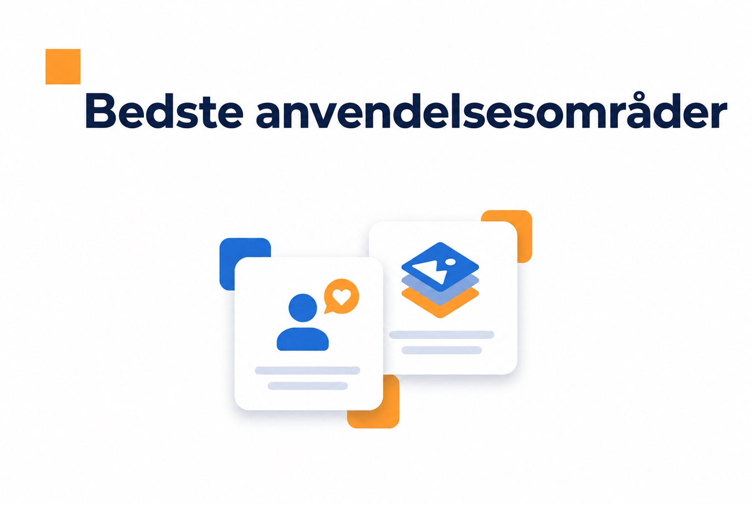 Illustration af, hvilken løsning der bedst skaber tillid på et website og genererer leads