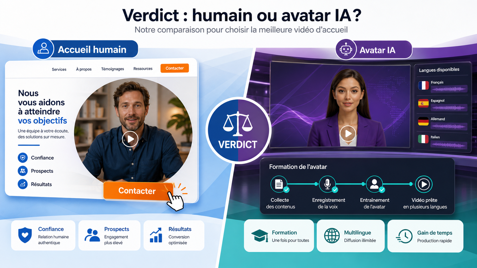 HeyGen ou Synthesia pour les vidéos de site 5 Illustration d’usage sur le verdict et le choix de la solution
