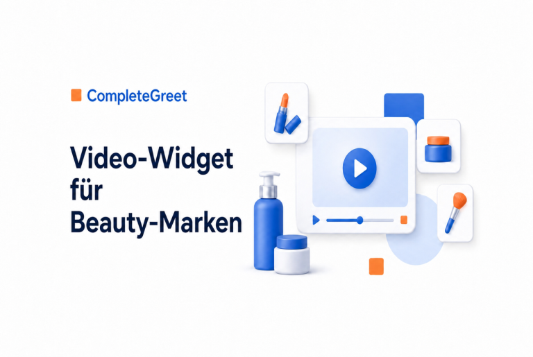 Video-Widget für Beauty- und Kosmetikmarken