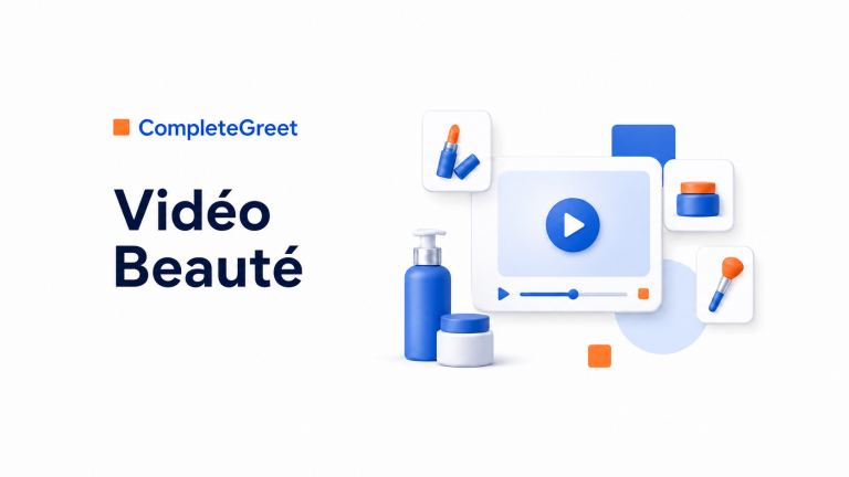 Bulle vidéo pour les marques de beauté et de cosmétiques