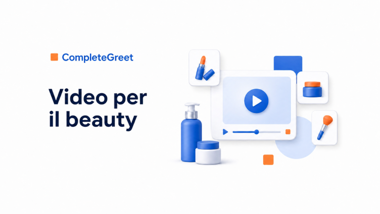 Bolla video per brand beauty e cosmetici