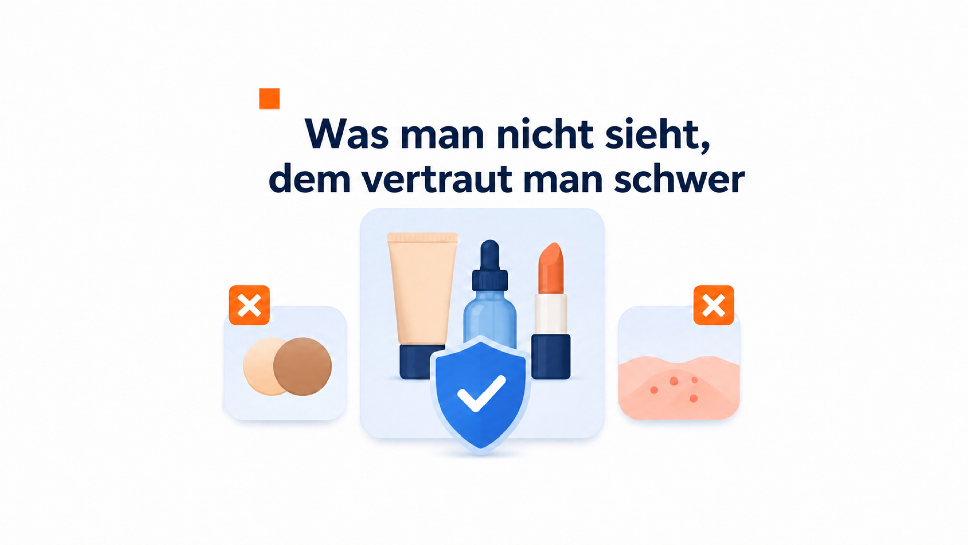 Vertrauenssignale auf einer Beauty-Produktseite mit CompleteGreet-Videobubble