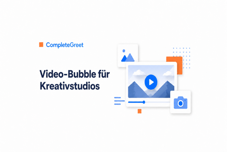 Video-Bubble für Fotografen und Kreativstudios