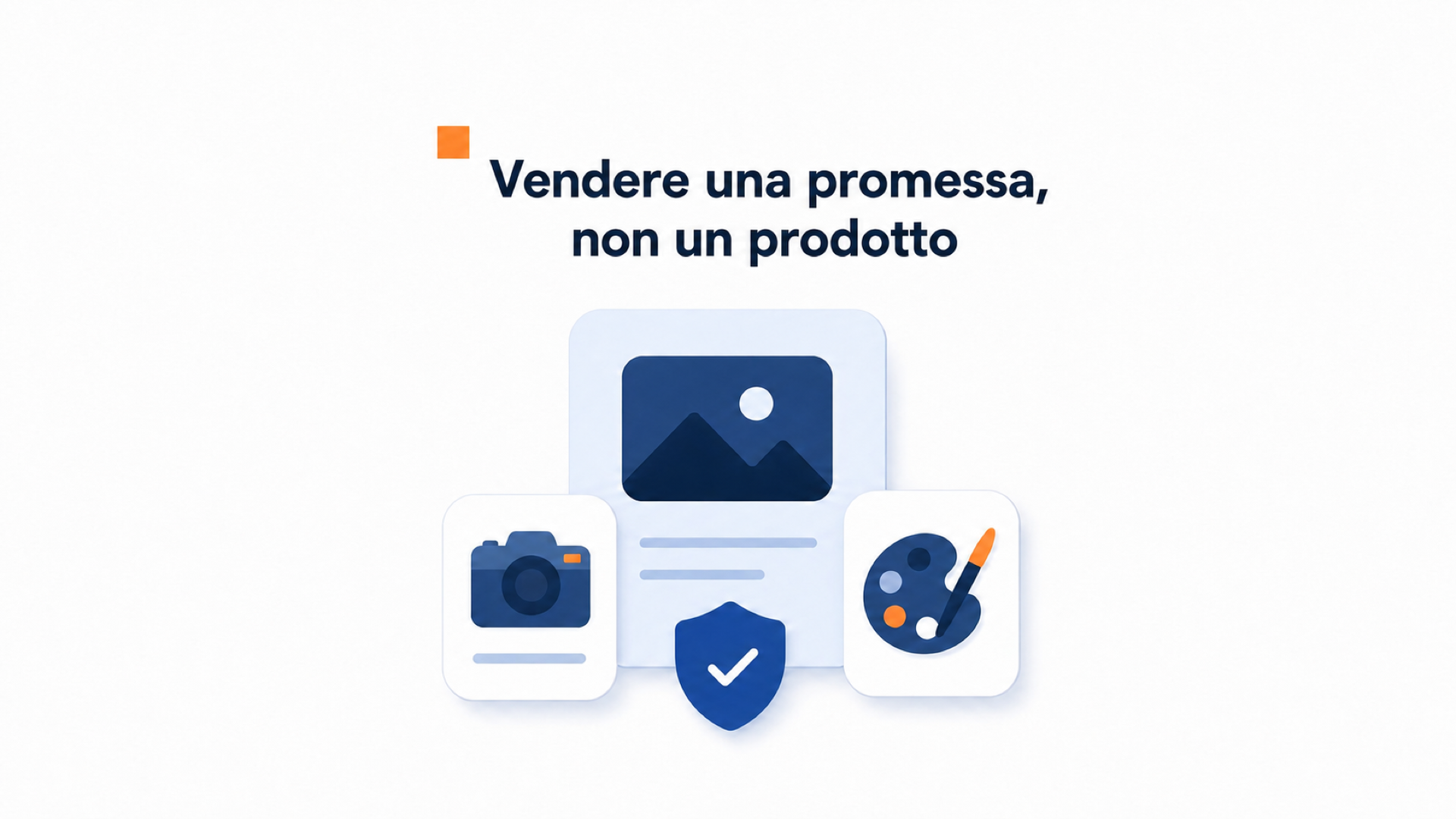 Segnali di fiducia sul sito di uno studio creativo