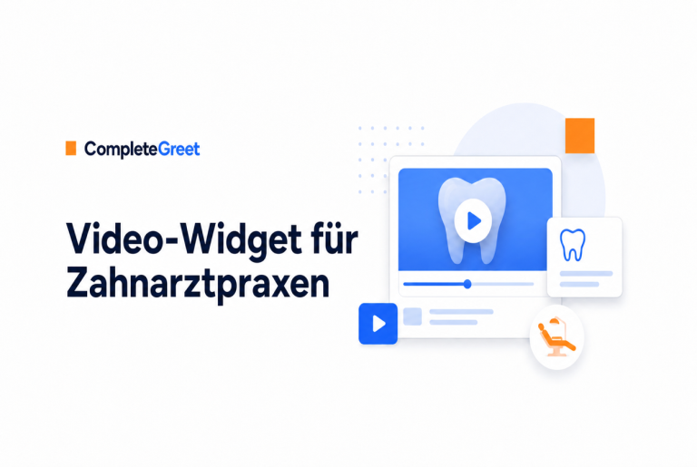 Video-Widget für Zahnarztpraxen
