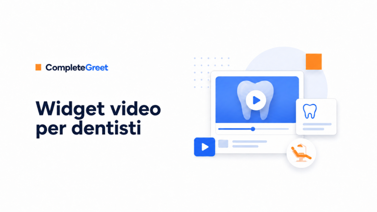 Widget video per studi dentistici