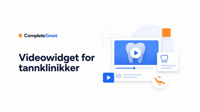 Videowidget for tannklinikker