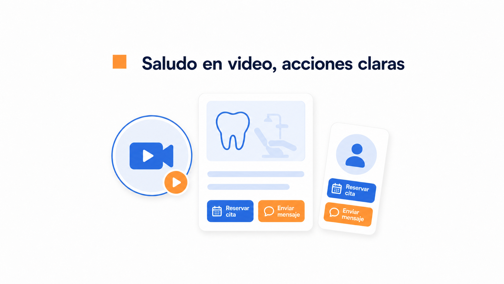 Comparación del funcionamiento de widgets de vídeo para clínicas dentales