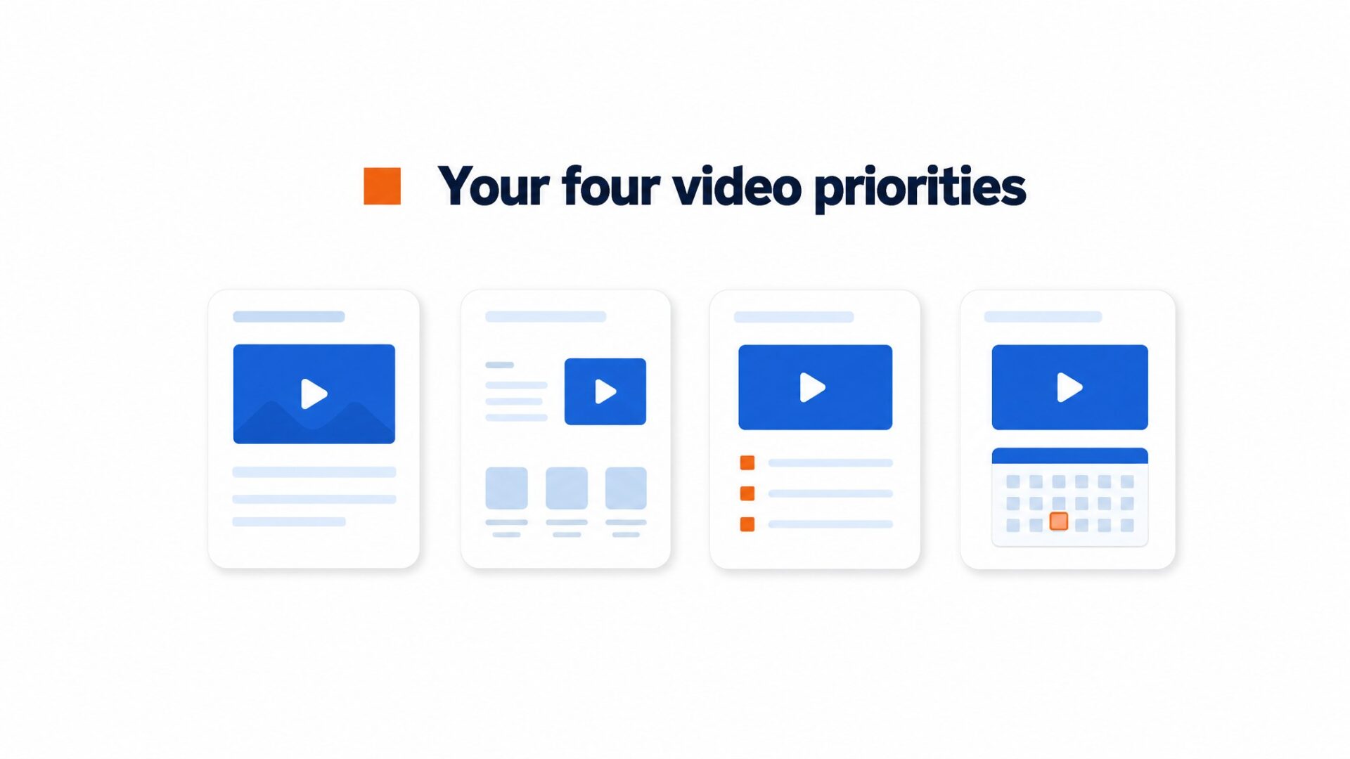 Videowidget til fitnesscentre og personlige trænere 4 Illustration af placeringen af video på en fitnesshjemmeside