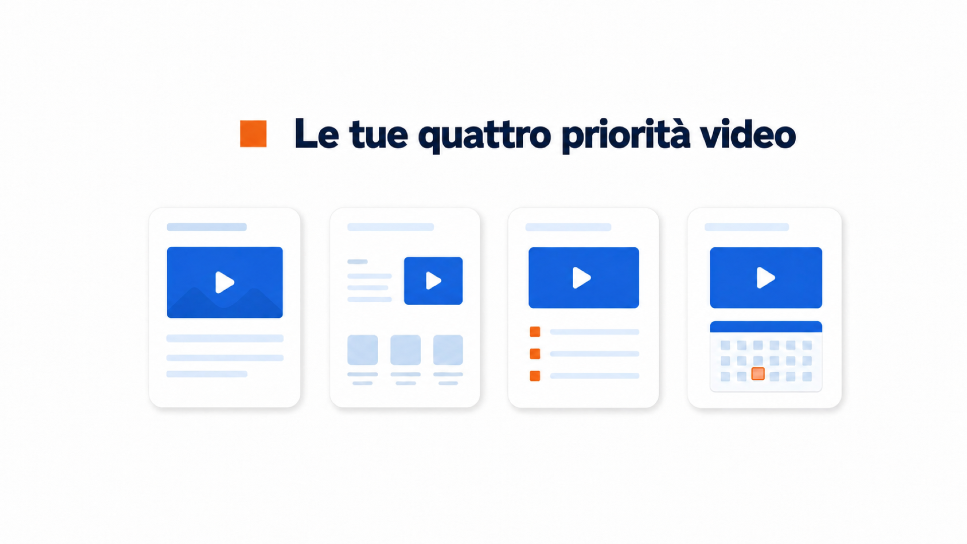 Illustrazione del posizionamento video su un sito fitness