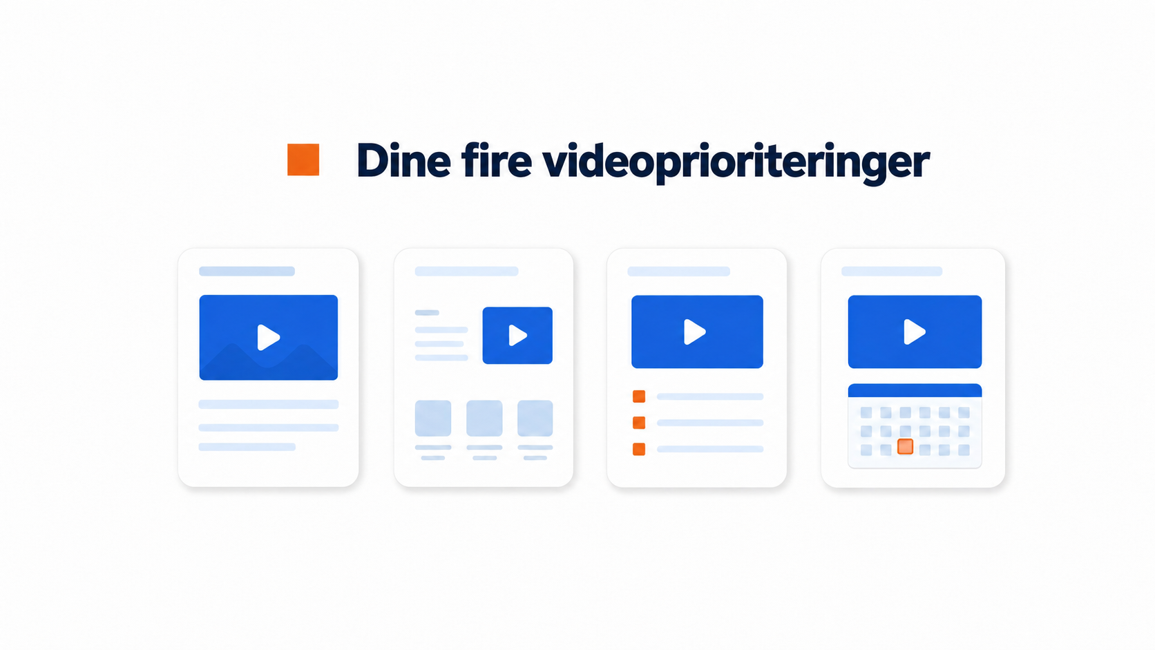 Illustrasjon av videohilsener på et treningsnettsted