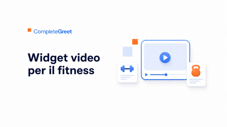 Widget video per palestre e personal trainer