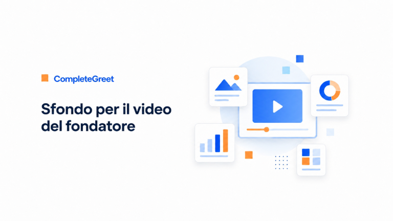 Come scegliere lo sfondo giusto per il tuo video del fondatore