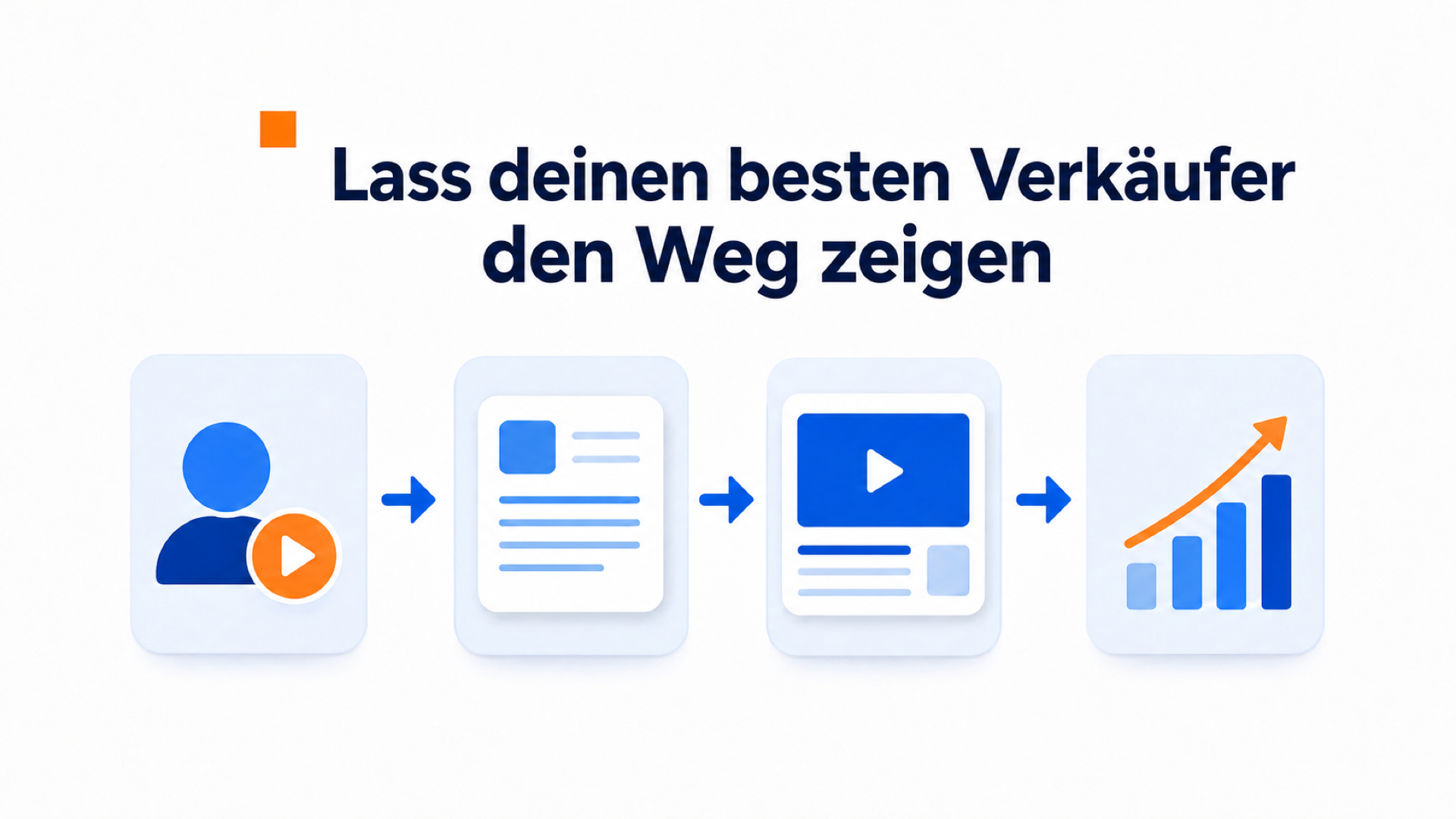 Video des besten Vertriebsmitarbeiters, der Besucher begrüßt