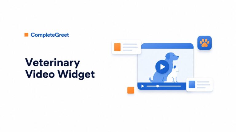Video Widget for Veterinary Practices