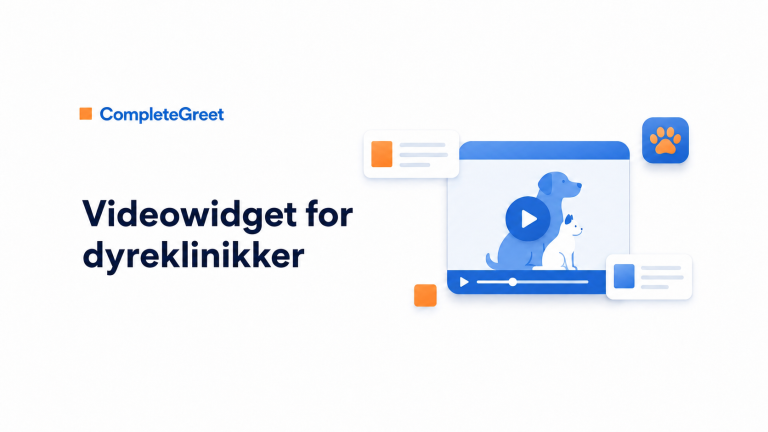 Videowidget for veterinærpraksiser