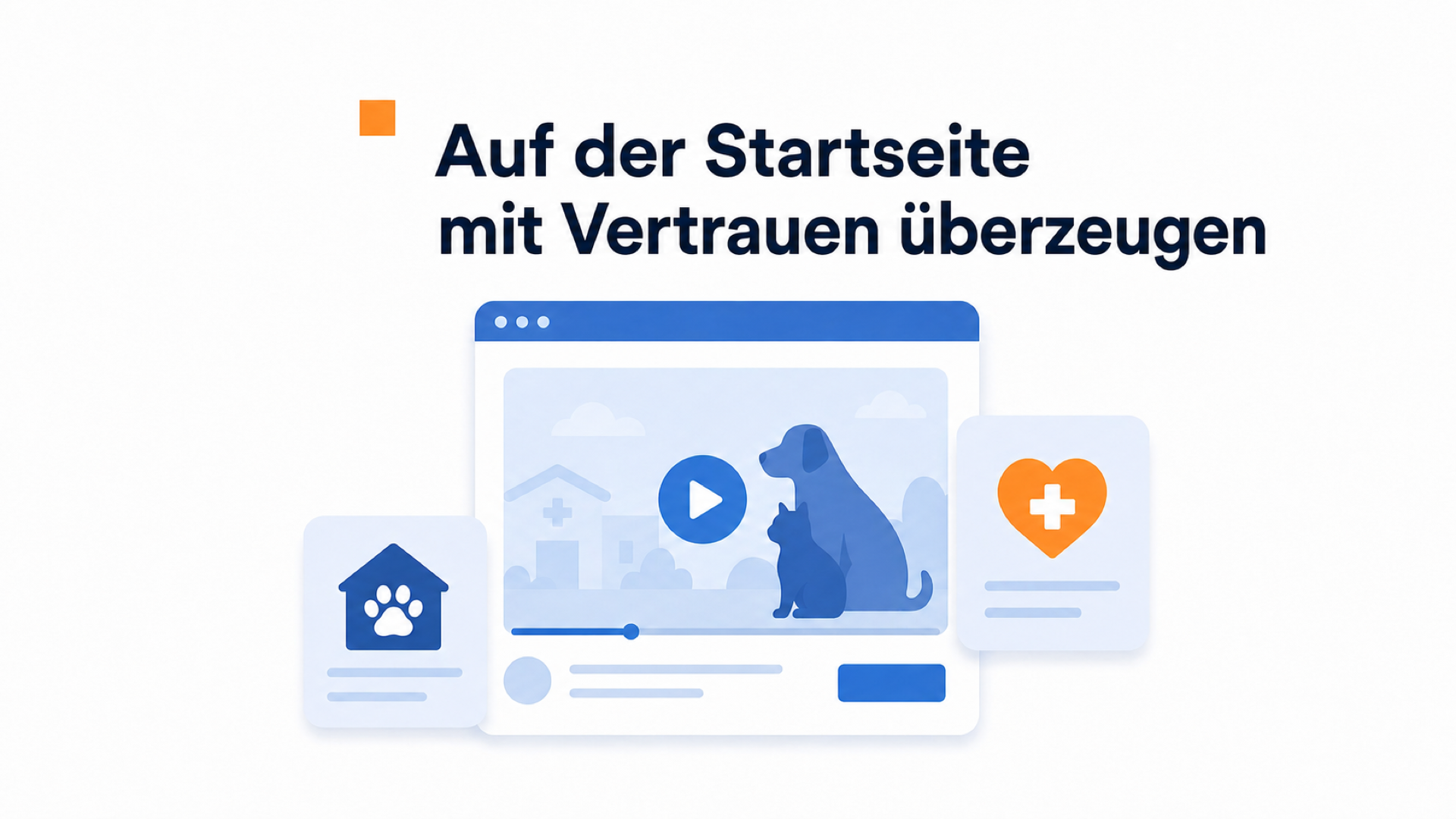 Videobubble für eine Tierarztpraxis im Leistungsbereich