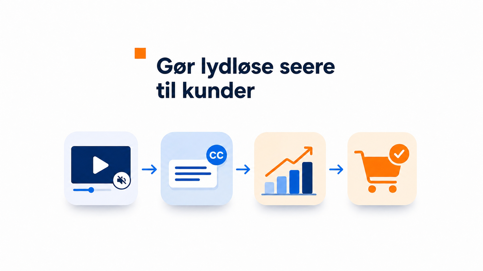 Sådan tilføjer du undertekster til videoer på dit website, og derfor er det vigtigt 2 Illustration af en besøgende, der følger en tekstet video på et website