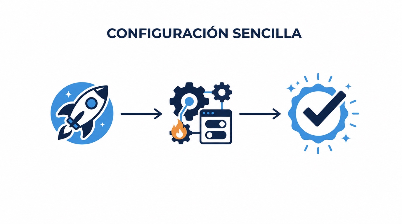 Ilustración de una configuración sencilla de herramientas de vídeo