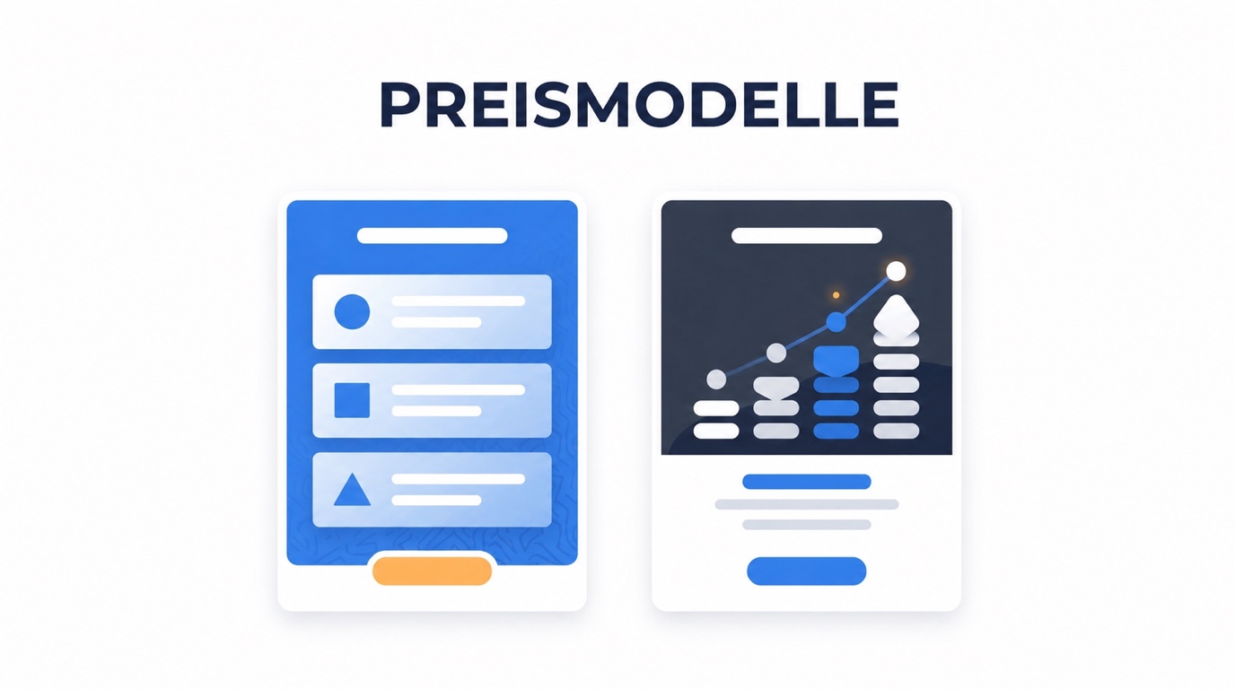 Illustration der Preismodelle von ReelUp, Tolstoy und CompleteGreet