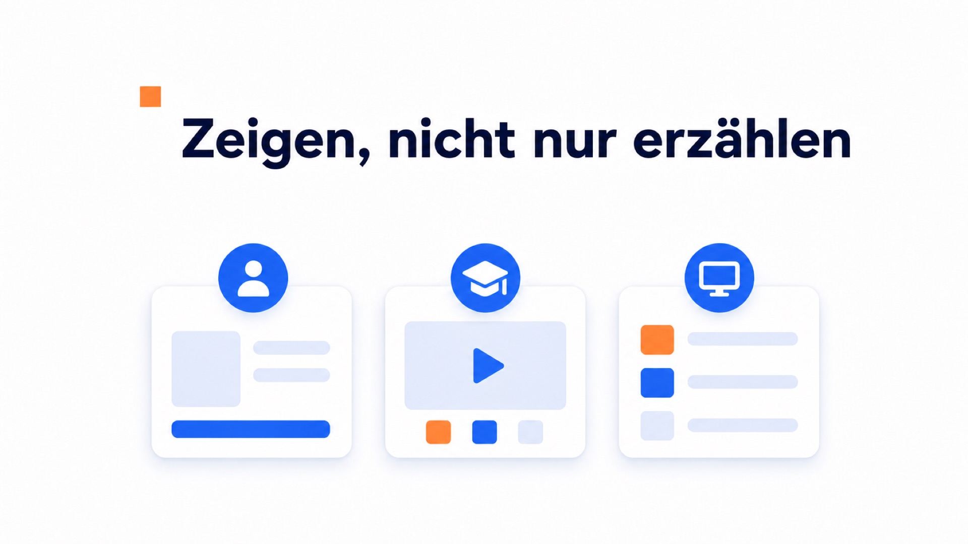Illustration, wie Video-Widgets Unterricht sichtbar machen