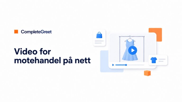 Videowidget for motebutikker på nett