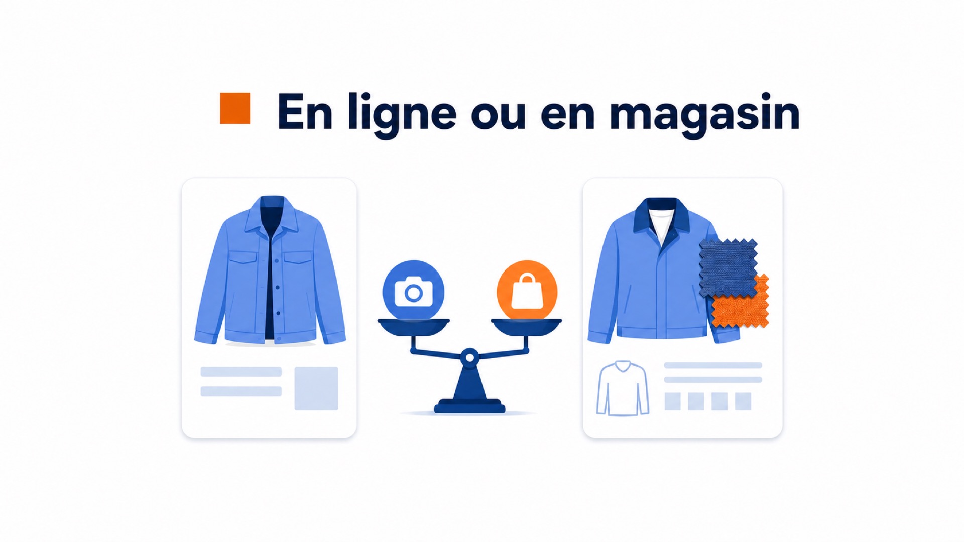 Comparaison des signaux de confiance sur une page produit de mode