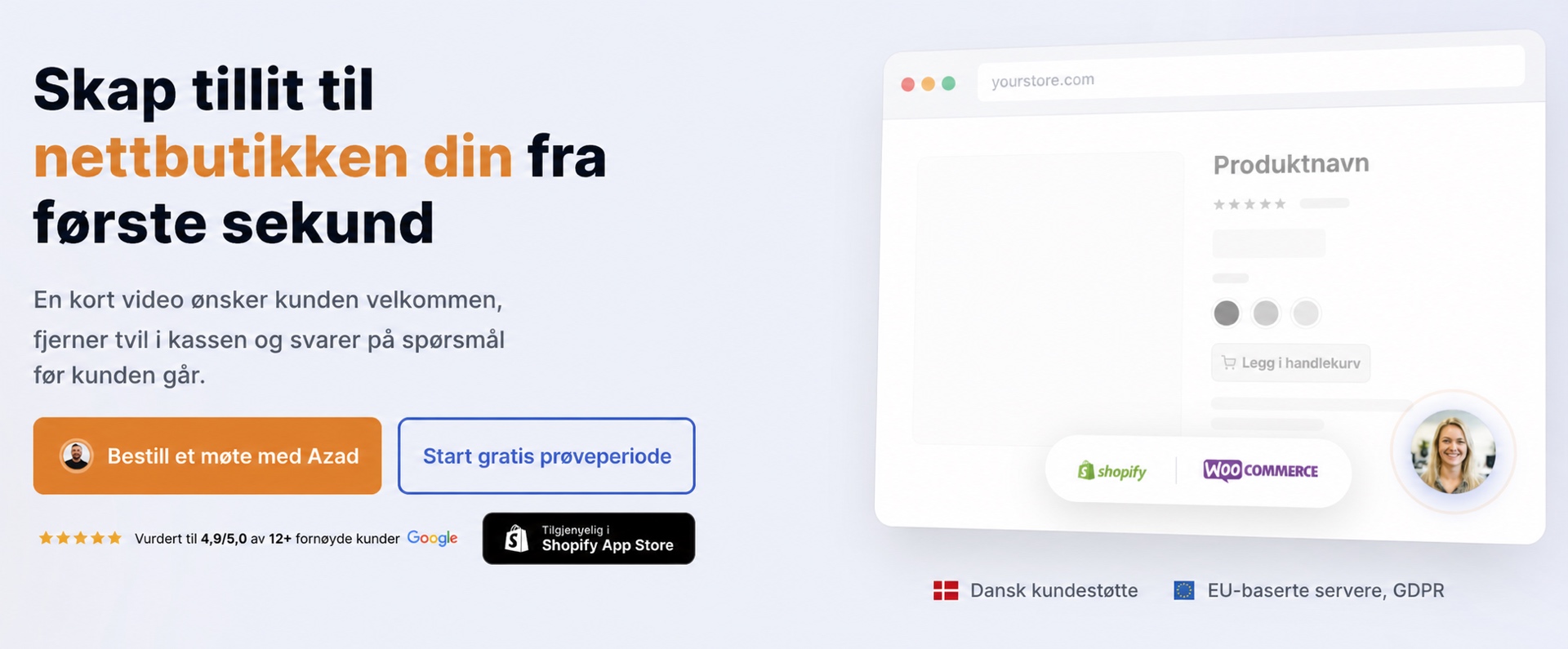 Autentisitetens verdi i e-handelsvideo 2 CompleteGreet-seksjon om å skape tillit i en nettbutikk.