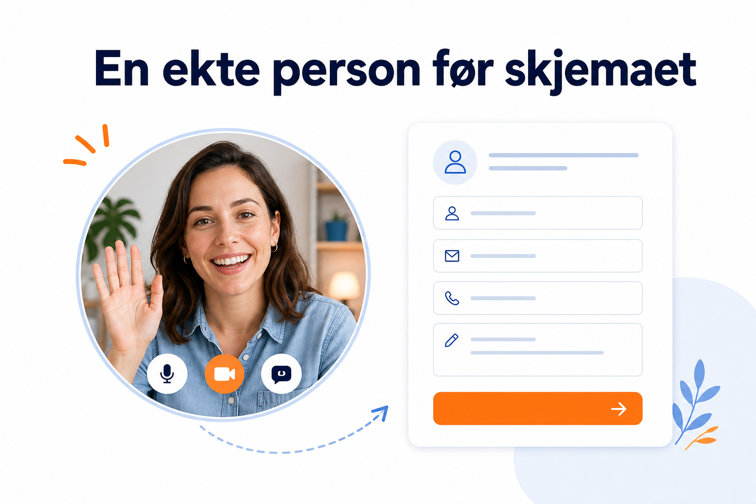 Slik lager du din første videohilsen