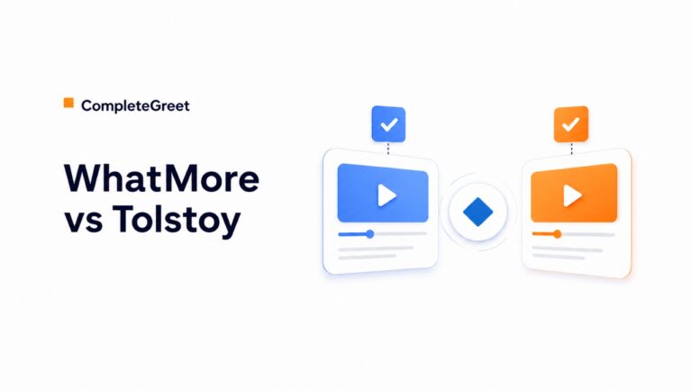WhatMore vs Tolstoy for AI-shoppingvideo