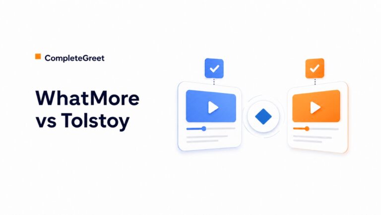 WhatMore vs Tolstoy til AI-shoppable video