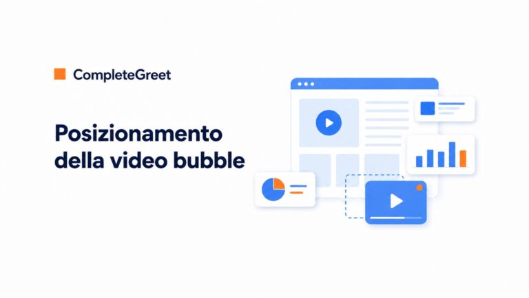 Guida al posizionamento della video bubble: dove collocarla in base al settore