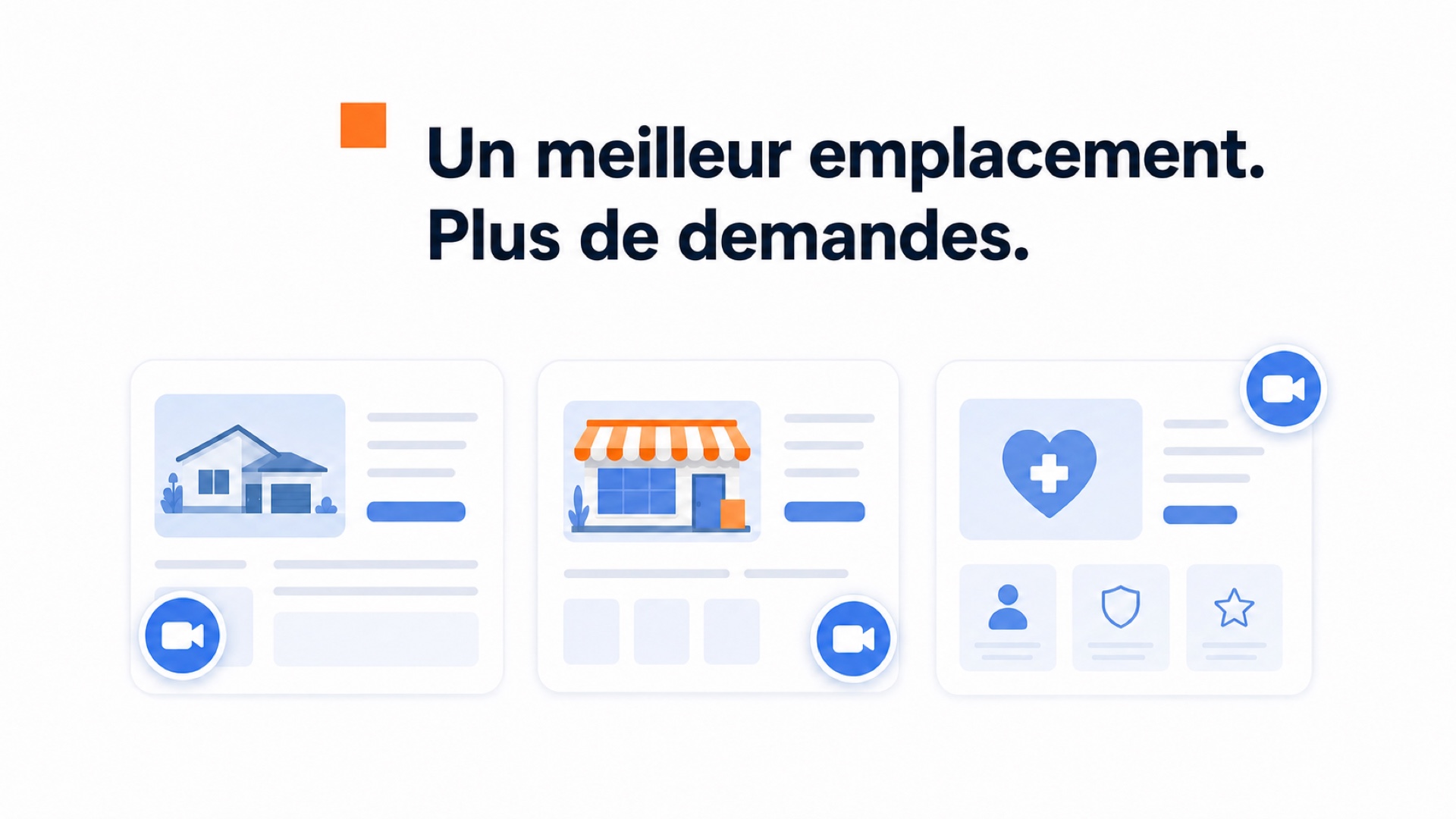 Guide de placement d'une bulle vidéo : où la placer selon le secteur ? 3 Exemples de positionnement de bulles vidéo autour des actions importantes d'une page