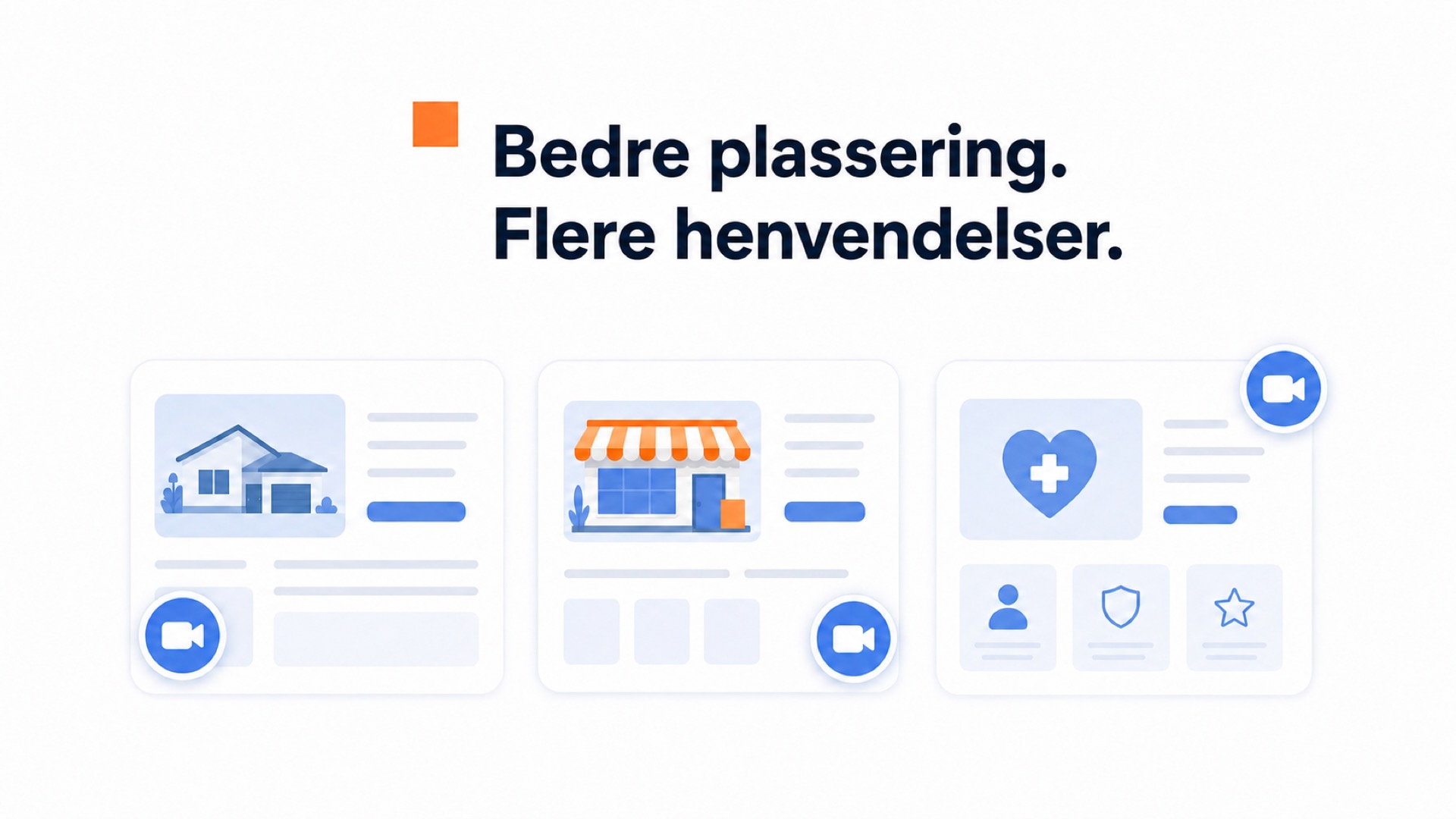 Guide til plassering av videoboble: Hvor skal den være i ulike bransjer? 3 Eksempler på videobobleplassering rundt viktige handlinger på en side