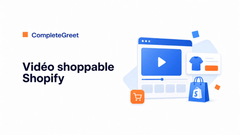 Les meilleures pages pour ajouter une vidéo shoppable à votre boutique Shopify