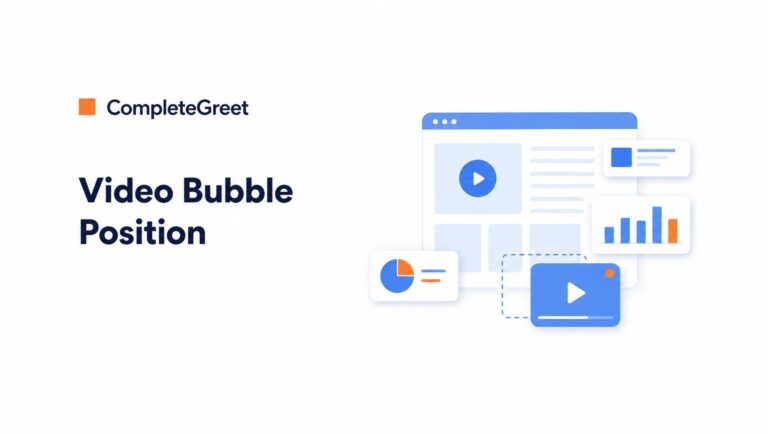 Video Bubble Position Guide: Where to Place It by Industry