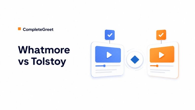 WhatMore vs Tolstoy for AI Shoppable Video