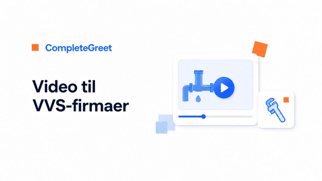 Videowidget til VVS-firmaer: Få flere til at bede om et opkald