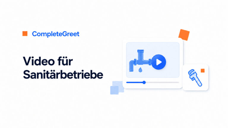 Video-Widget für Sanitärbetriebe: mehr Rückrufanfragen