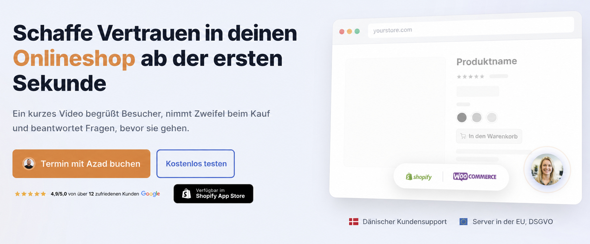 UGC auf Produktseiten im Vergleich zu UGC in Anzeigen 3 Illustration einer Videobegrüßung in unter fünf Minuten