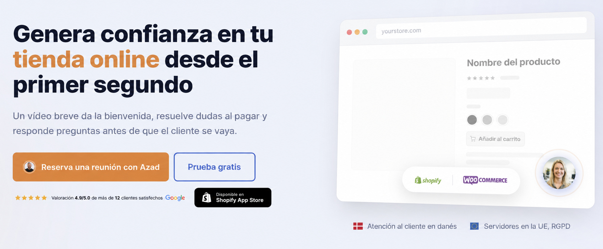 Ilustración de un saludo en vídeo en menos de cinco minutos
