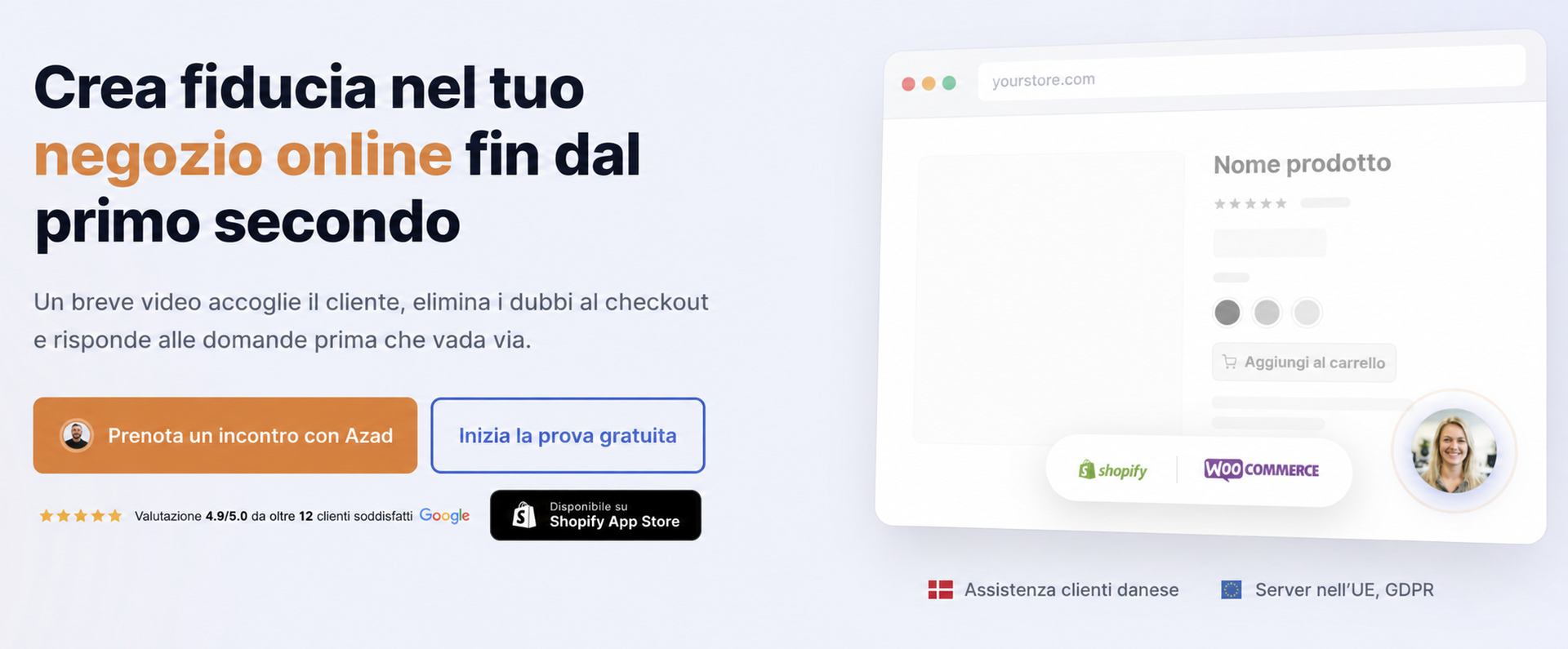 Illustrazione di un video di benvenuto in meno di cinque minuti