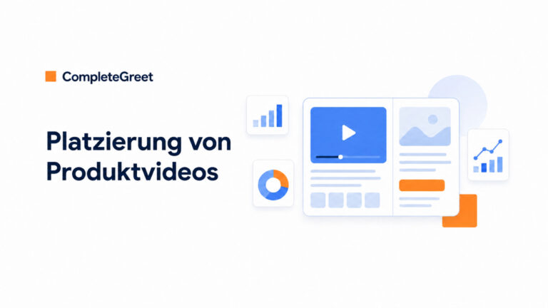 Wo sollten Produktvideos auf einer Produktseite platziert werden?