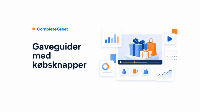 Shoppable video i julegaveguider