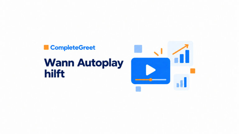 Autoplay auf Websites: Wann es hilft und wann es schadet