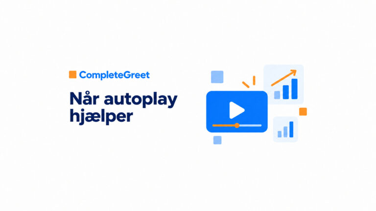 Autoplay på hjemmesider: Hvornår hjælper det, og hvornår skader det?