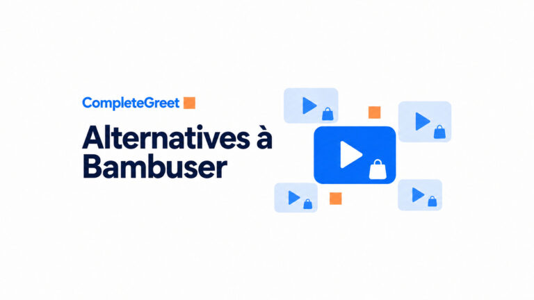 Alternatives à Bambuser pour la vidéo avec achat intégré et le live shopping