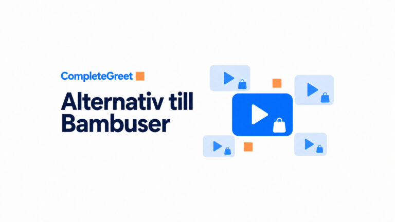 Alternativ till Bambuser för köpbara videor och liveshopping